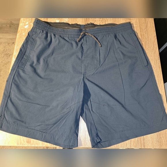 KUHL Slate Pirate Blue Kruiser Casual Hiking Nylon Shorts w/ Pockets Men's L - Picture 4 of 9
